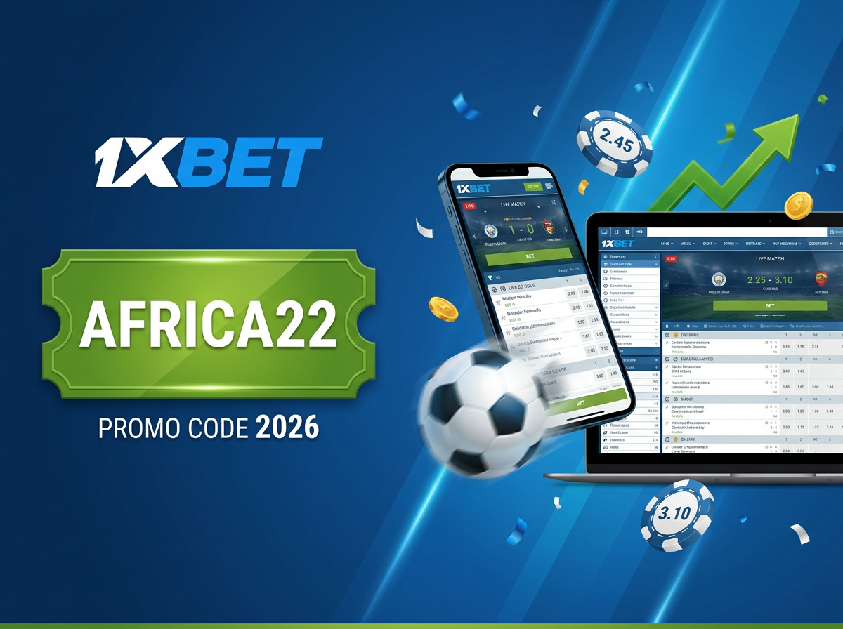 Where to enter 1xBet promo code AFRICA22 during registration